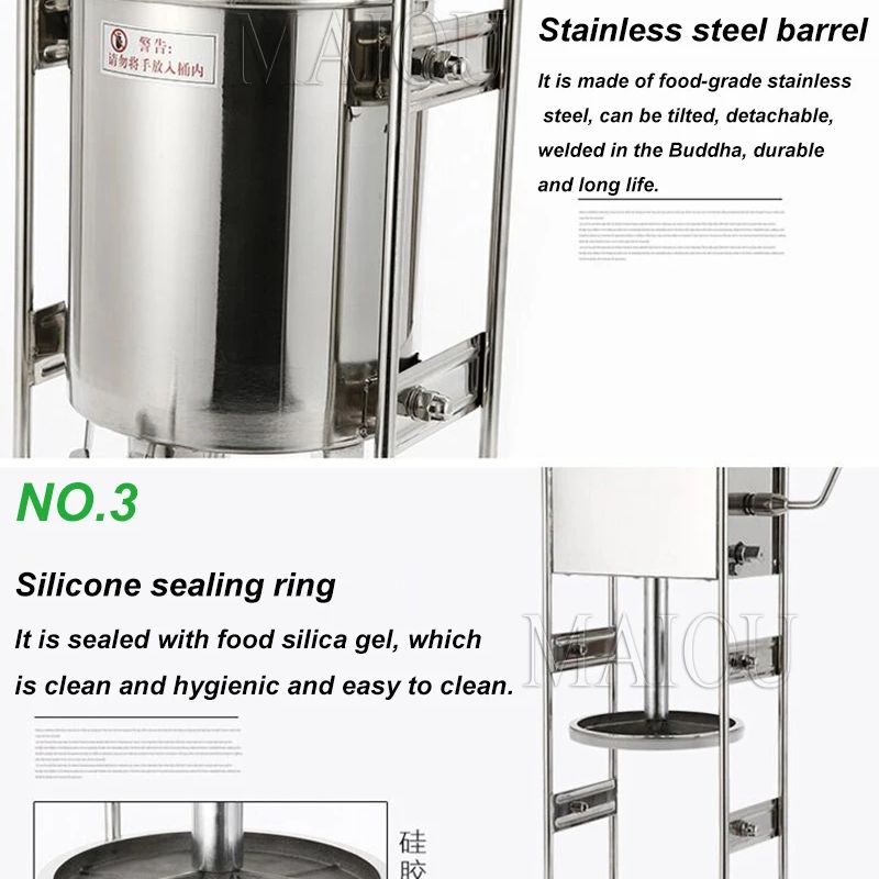Sausage Stuffer Vertical 5L - 3L 수직형 수동 스테인리스 스틸 소시지