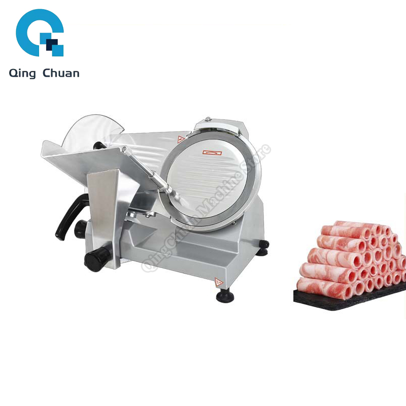 Commercial Meat Slicer 10 Inch - Eelectric 냉동 고기 슬라이서 반자동 상업용