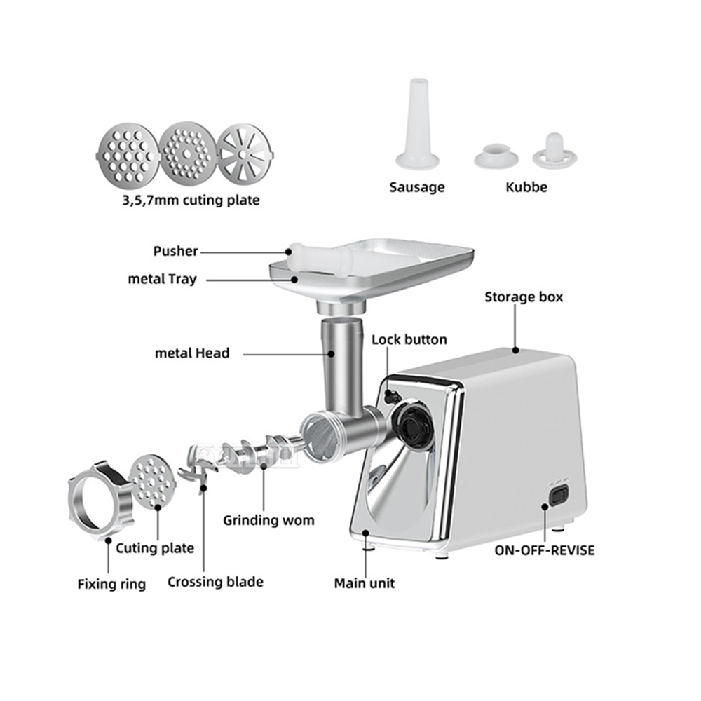 가정용 전기 고기 분쇄기 소시지 그라인더 다기능 샐러드 - Meat Slicer Machine 300W 리뷰 및 가격