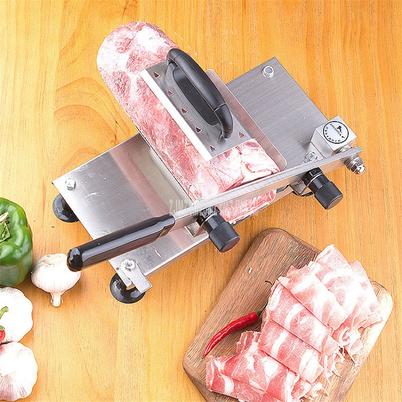 가정용 수동 양고기 쇠고기 슬라이서 스테인레스 스틸 냉 - Frozen Meat Slicer Manual 리뷰 및 가격