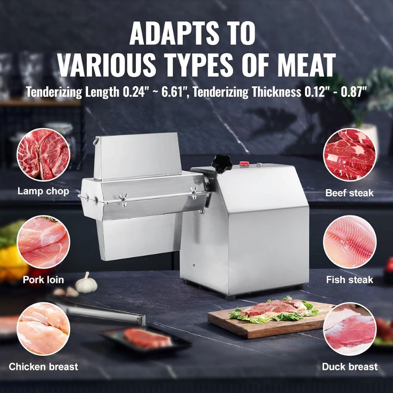 다기능 고기 연육기 상업용 스테인리스 스틸 전기식 고기 - Meat Tenderizer Machine Electric 리뷰 및 가격
