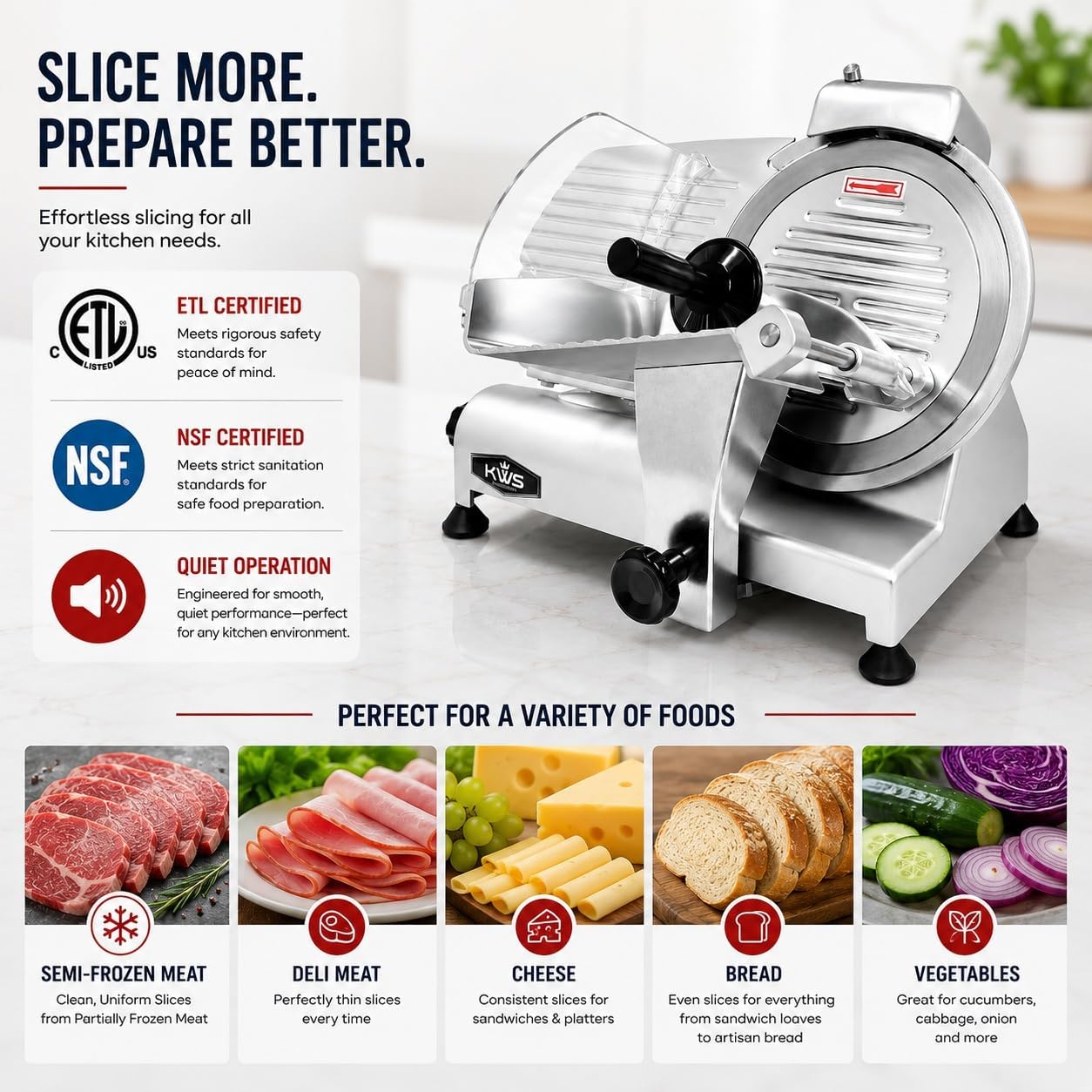 10NS 상업용 320W 10인치 전기 육류 슬라이서, - Meat Slicer Blade Sharpener 리뷰 및 가격