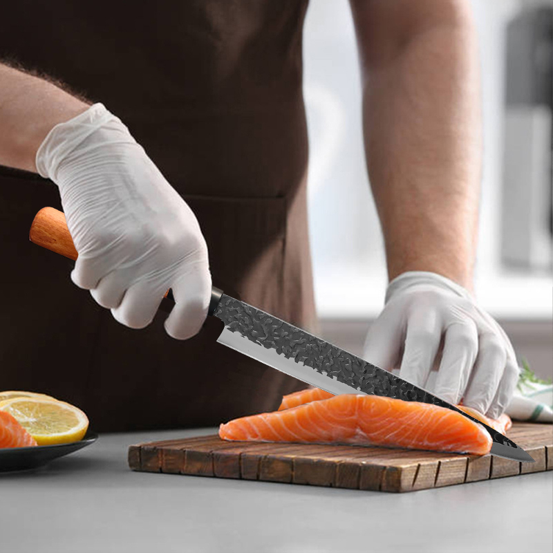 사시미 칼 셰프 요리용 슬라이싱 수제 칼날 BBQ 주방 - Meat Slicer Replacement Blade 리뷰 및 가격