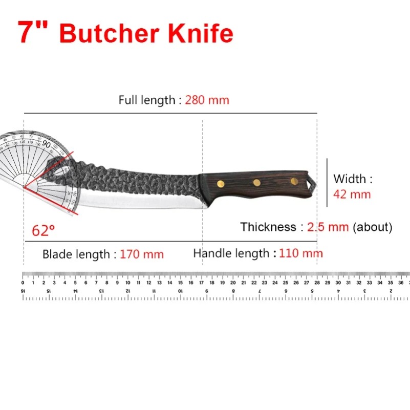 수제 주방 칼 요리사 요리 식칼 고기 슬라이스 과일 야 - Meat Slicer Replacement Blade 리뷰 및 가격