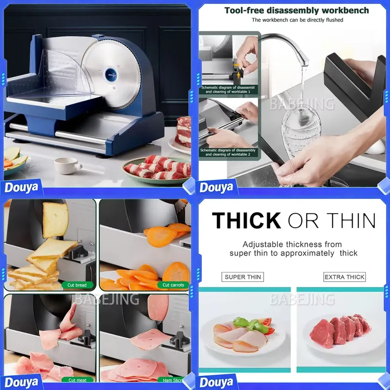 상업용 전기 슬라이서, 높이 조절 가능한 탁상용 고기  - Commercial Bread Slicer Electric 리뷰 및 가격